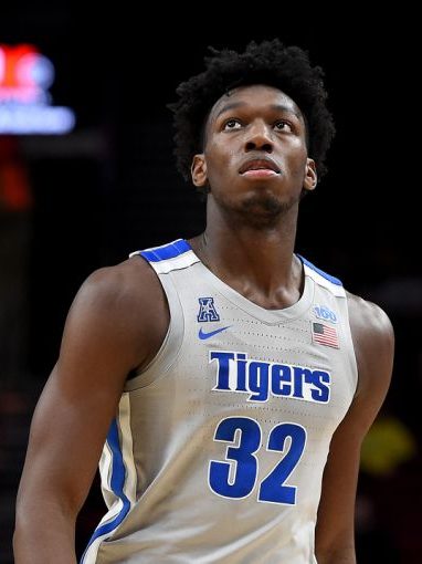 PORTLAND, OREGON - NOVEMBER 12: James Wiseman #32 of the Memphis Tigers walks up court during the first half of the game against the Oregon Ducks between the Oregon Ducks and Memphis Grizzlies at Moda Center on November 12, 2019 in Portland, Oregon. (Photo by Steve Dykes/Getty Images)