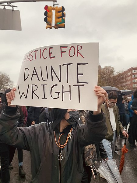 Daunte Wright Protest at GAP

