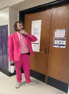 Mr. Ward sporting his Play4Kay outfit
Photo courtesy of Katie Worth Creech
